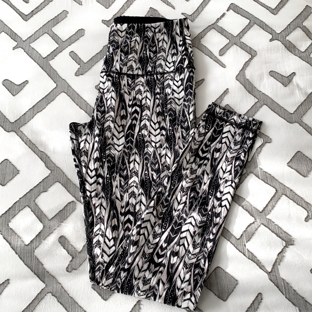 Victorias Secret Feather Leggings with thick but comfortable compression